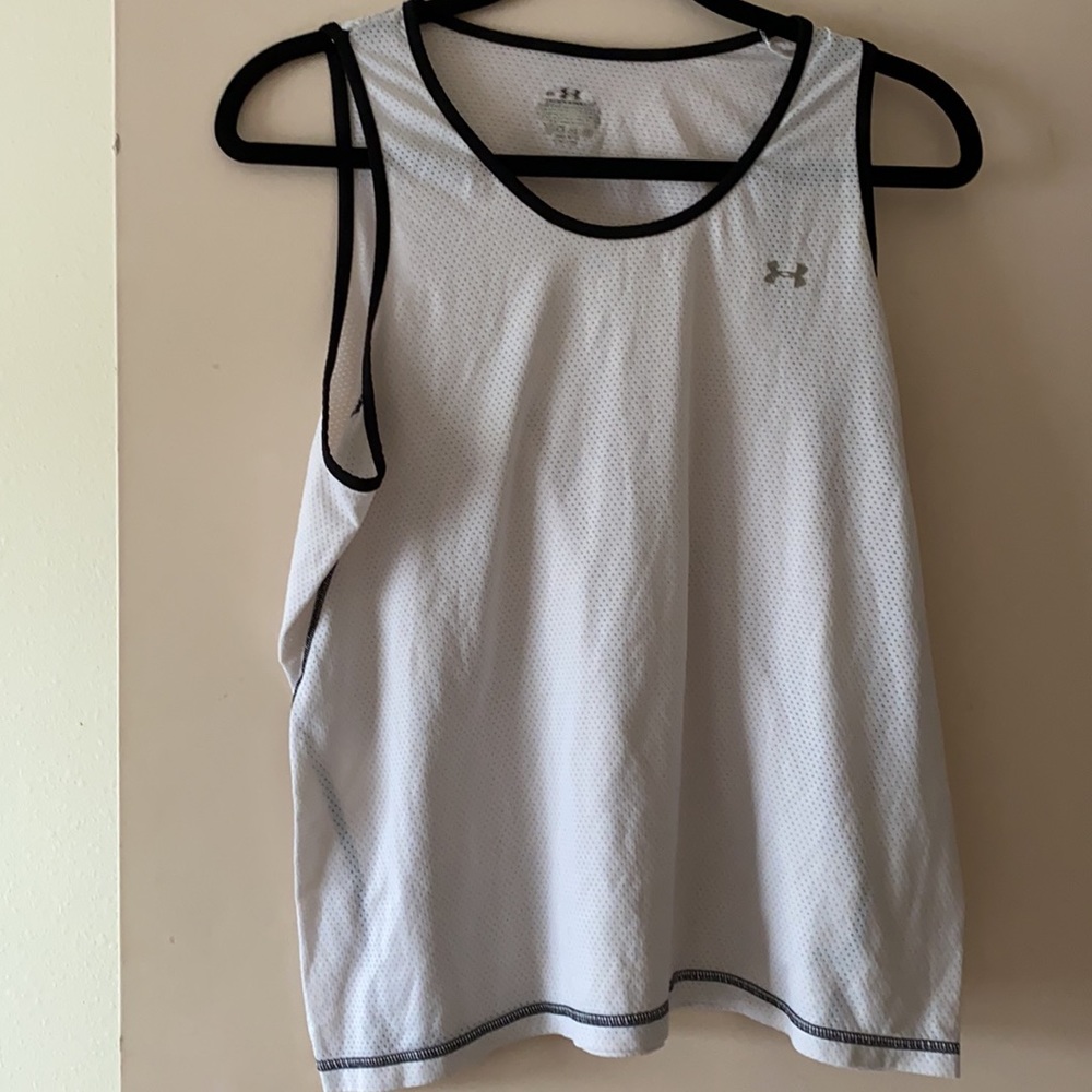 Under Amour Black & White Dri Fit Tank